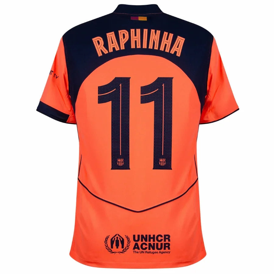 Barcelona Third Raphinha 11 Fan Jersey 2025/26
