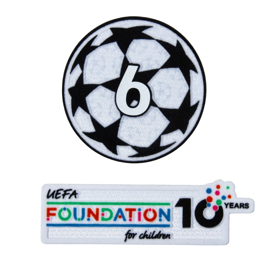 Bayern München Away Fan Jersey 2025/26 Patches UCL + 10th Anniversary UEFA Foundation