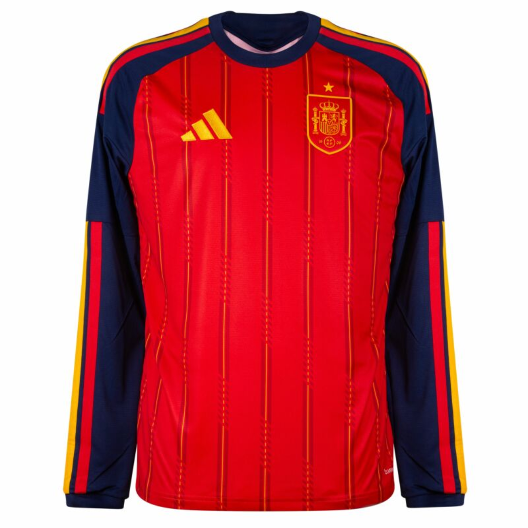 Spain Home Fan Long Sleeve Shirt 2026-2027