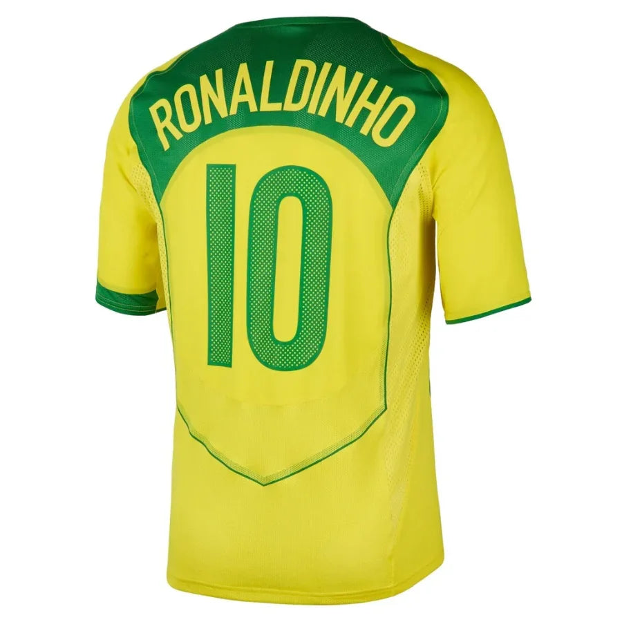 Brazil Retro Home Fan Jersey 2004-2005 (Reissue)