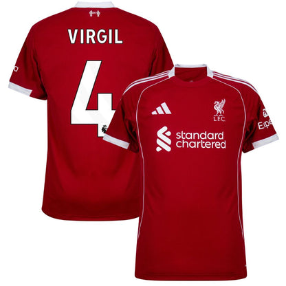 Liverpool home 25/26 #4 Virgil