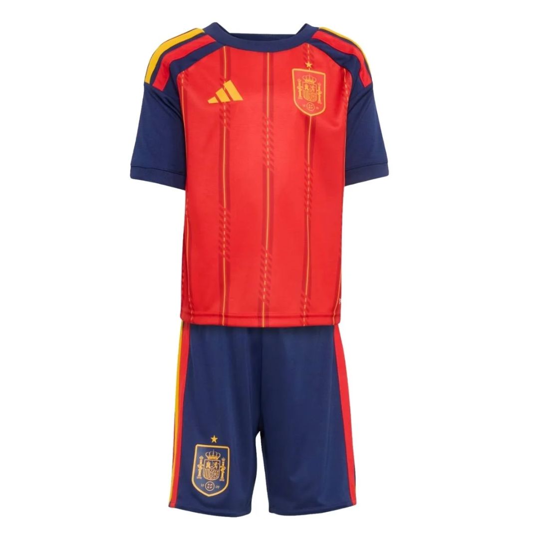 Kids Kit Spain Home Fan Jersey Shirt 2026 World Cup