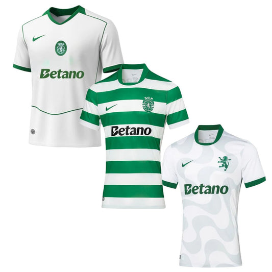Sporting Fan Jersey Home, Away and Third 2025/26 - Kit 3 Fan Jersey