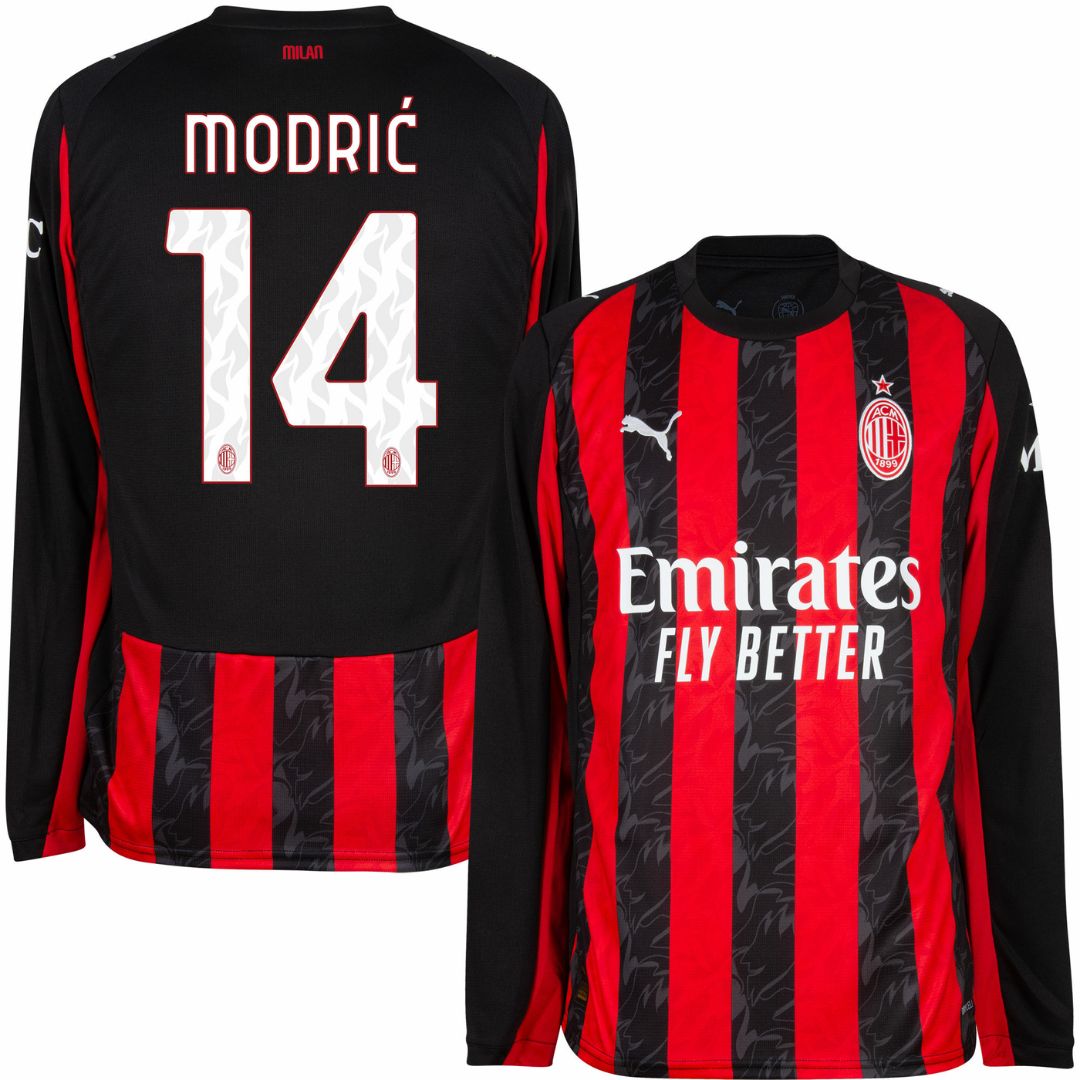 AC Milan home 25/26 #14 Modric L/S