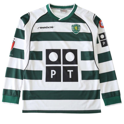 Sporting home 02/03 Retro Manga Longa