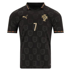 Portugal Fan Jersey Black Panther 2025/26 #7 Ronaldo