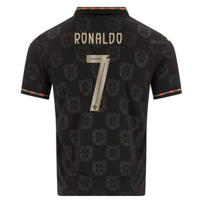 Portugal Fan Jersey Black Panther 2025/26 #7 Ronaldo