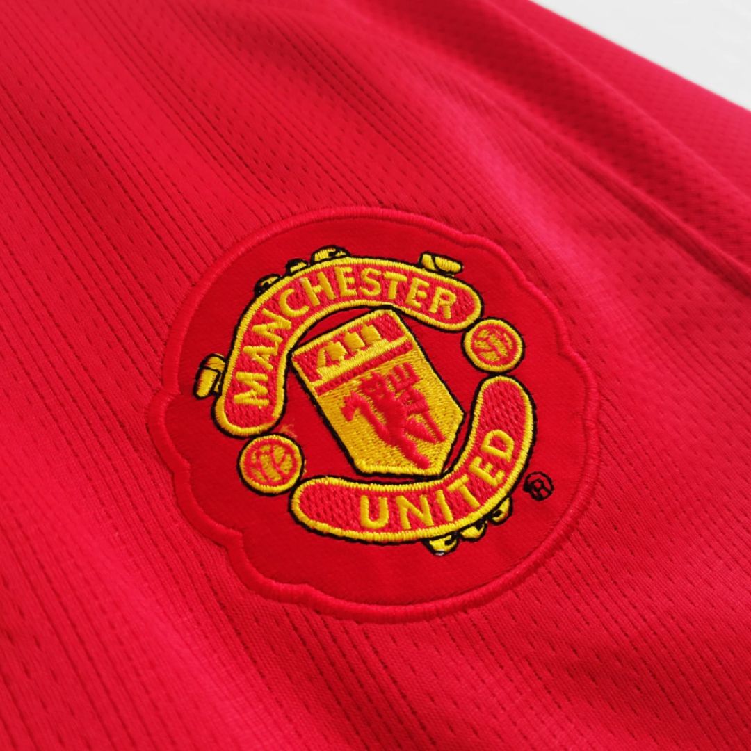 RONALDO #7 Manchester United Retro Jersey Home 2007/08 - Long Sleeve