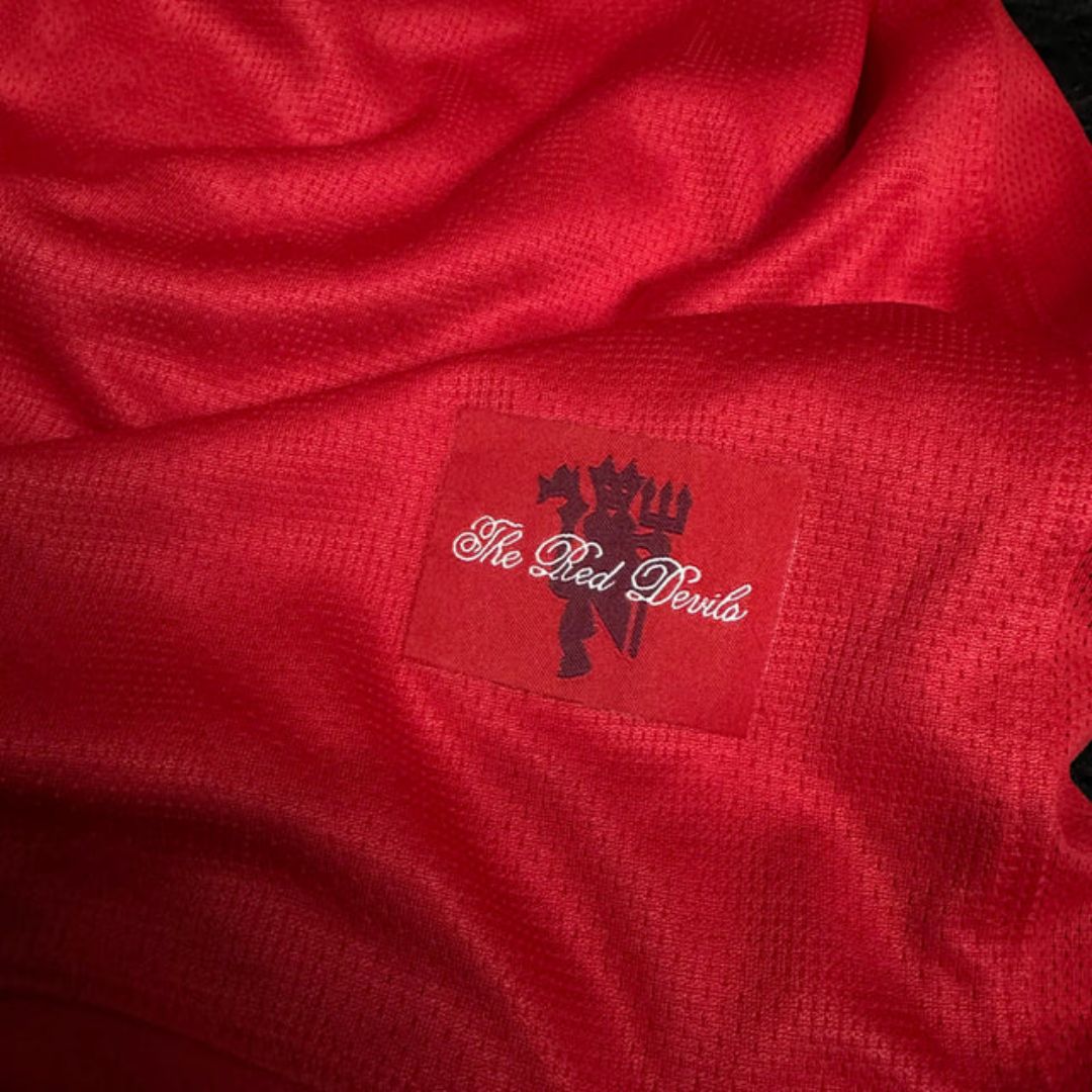 Manchester United 07/08 Home Jersey - Retro Version Long Sleeve