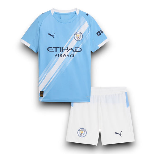 Kids Manchester City Home Kit 2025/26
