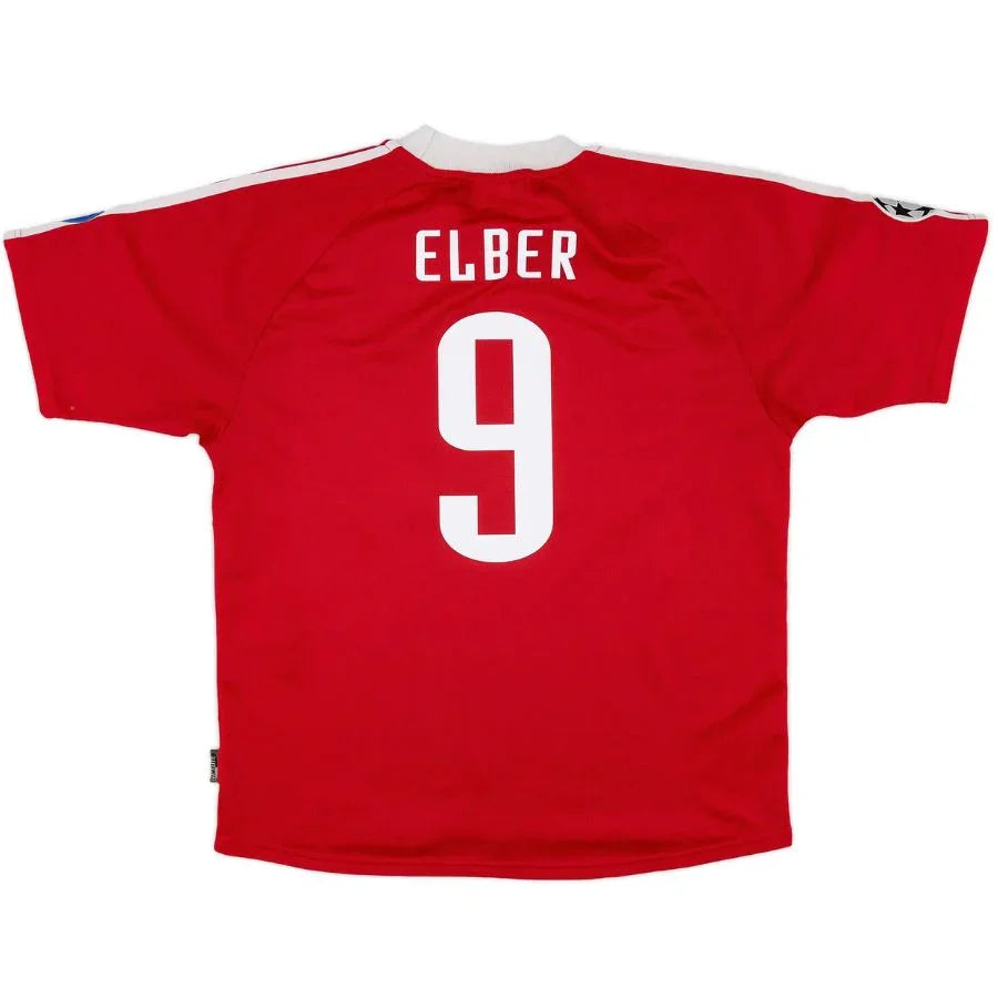 Elber #9 Bayern Munich Home Retro Jersey 2001/02