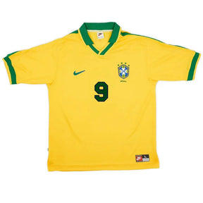 Ronaldo 9 Brazil Home Retro 1997