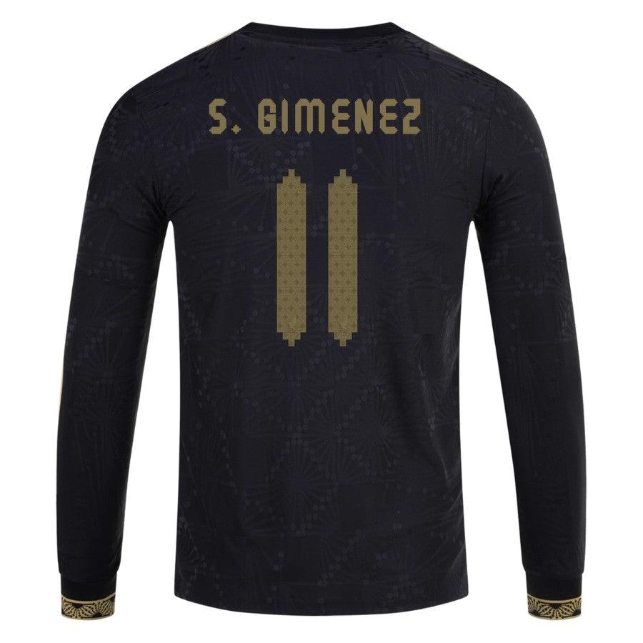 Mexico Santiago Giménez 2025 Special Edition Long Sleeve Authentic Player Third Jersey by adidas