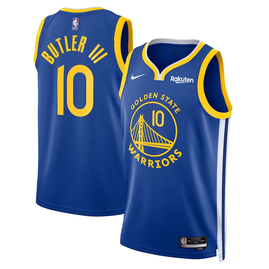 Jimmy Butler 10 Golden State Warriors Icon Edition NBA Jersey