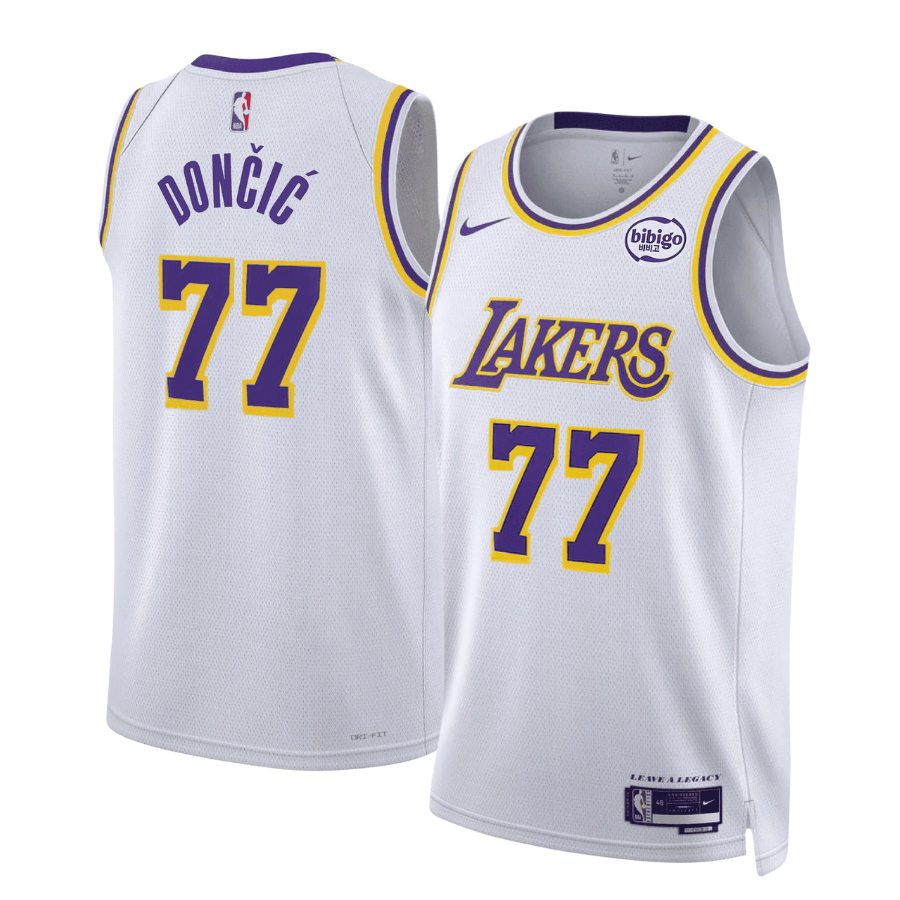 Luka Doncic 77 Los Angeles Lakers Association Edition NBA Jersey
