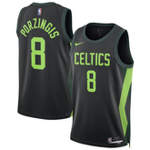 Kristaps Porzingis 8 Boston Celtics 24/25 City Edition NBA Jersey