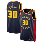 Stephen Curry 30 Golden State Warriors Navy City Edition 24/25 NBA Jersey