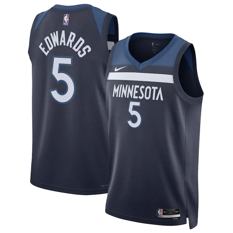 Anthony Edwards 5 Minnesota Timberwolves Icon Edition 24/25 NBA Jersey