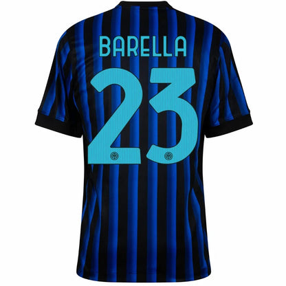 Inter Milan Home Barella 23 Home Fan Jersey 2025/26