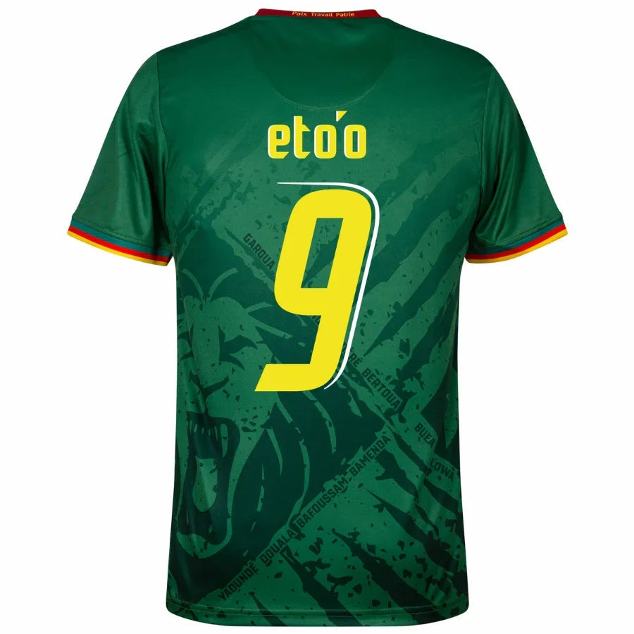 Cameroon Home Eto'o 9 Fan Jersey 2025/26