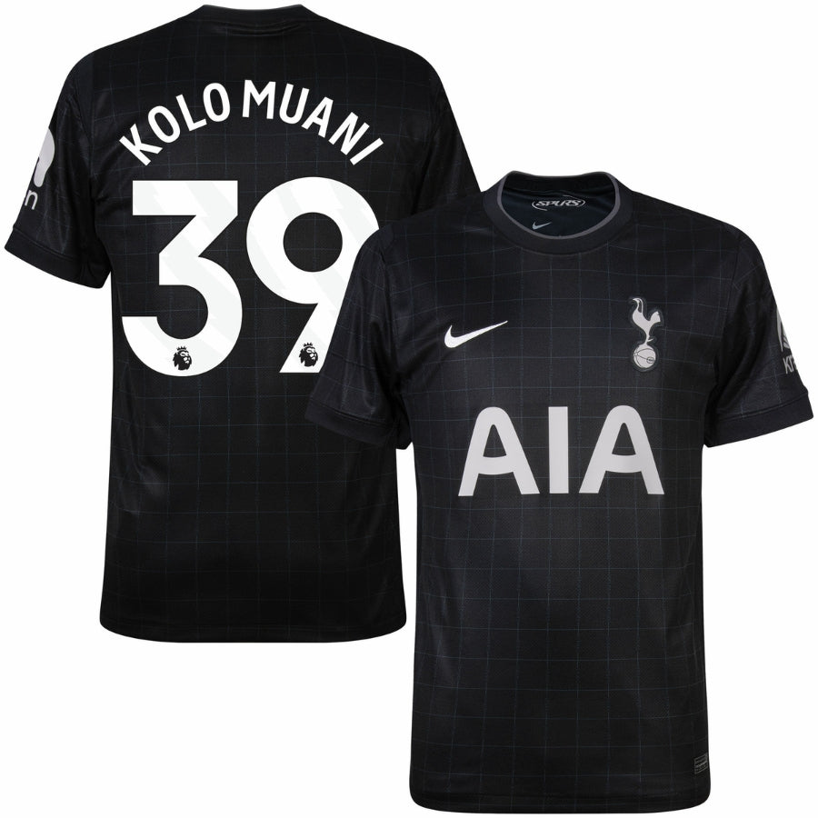 Tottenham Away Kolo Muani 39 Fan Jersey 2025/26