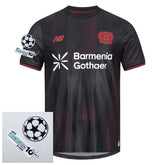 Bayer 04 Leverkusen Home Fan Jersey 2025/26 Patches UCL + 10th Anniversary UEFA Foundation