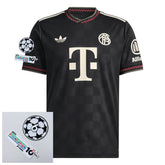 Bayern München Third Fan Jersey 2025/26 Patches UCL + 10th Anniversary UEFA Foundation