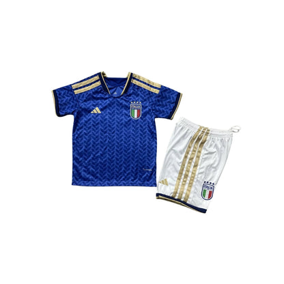 Kids Kit Italy Home Fan Jersey Shirt 2026 World Cup