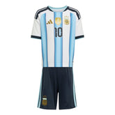 Kids Kit Argentina Home Messi 10 Fan Jersey Shirt 2026 World Cup