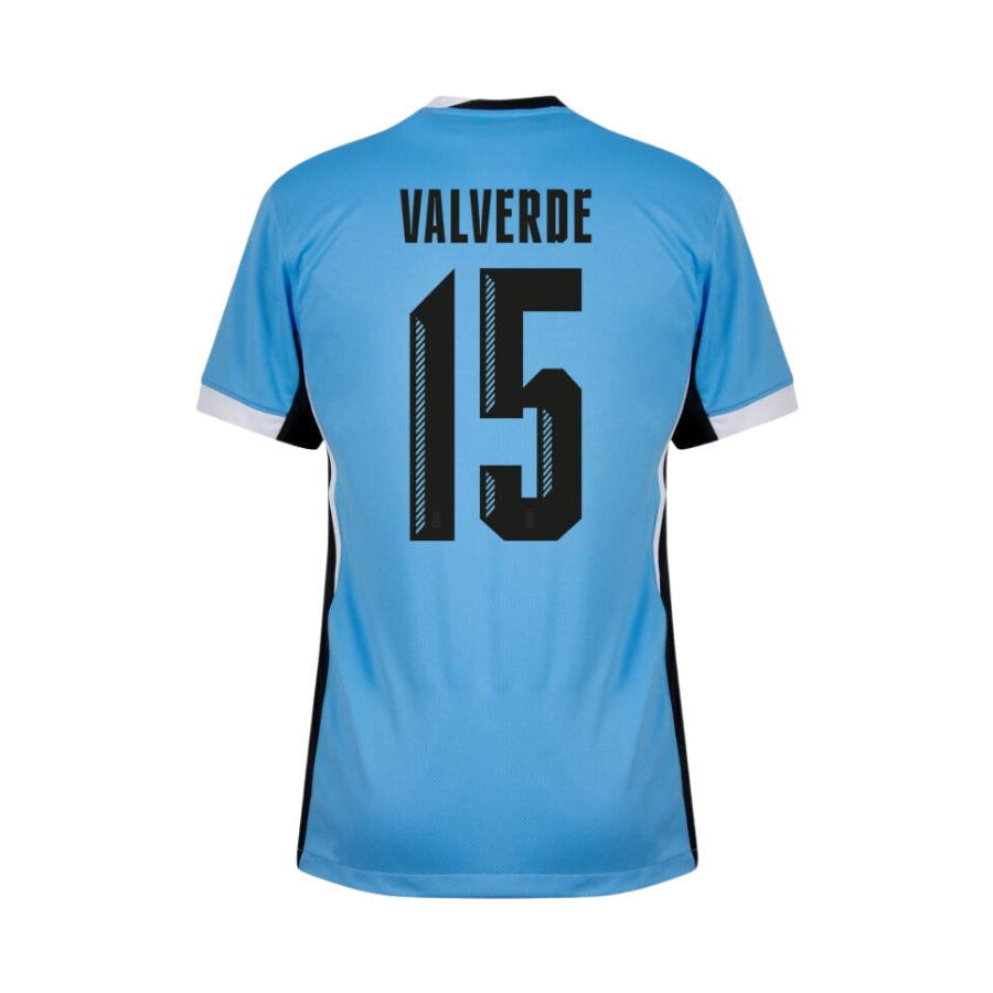 Uruguay Valverde 15 Home Fan Jersey 2025/26