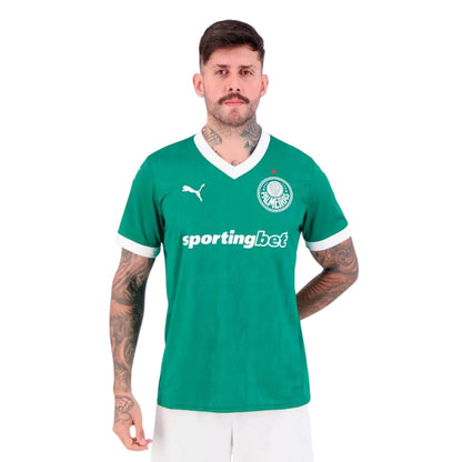 Palmeiras Home Flaco Lopez 42 Fan Jersey 2025/26