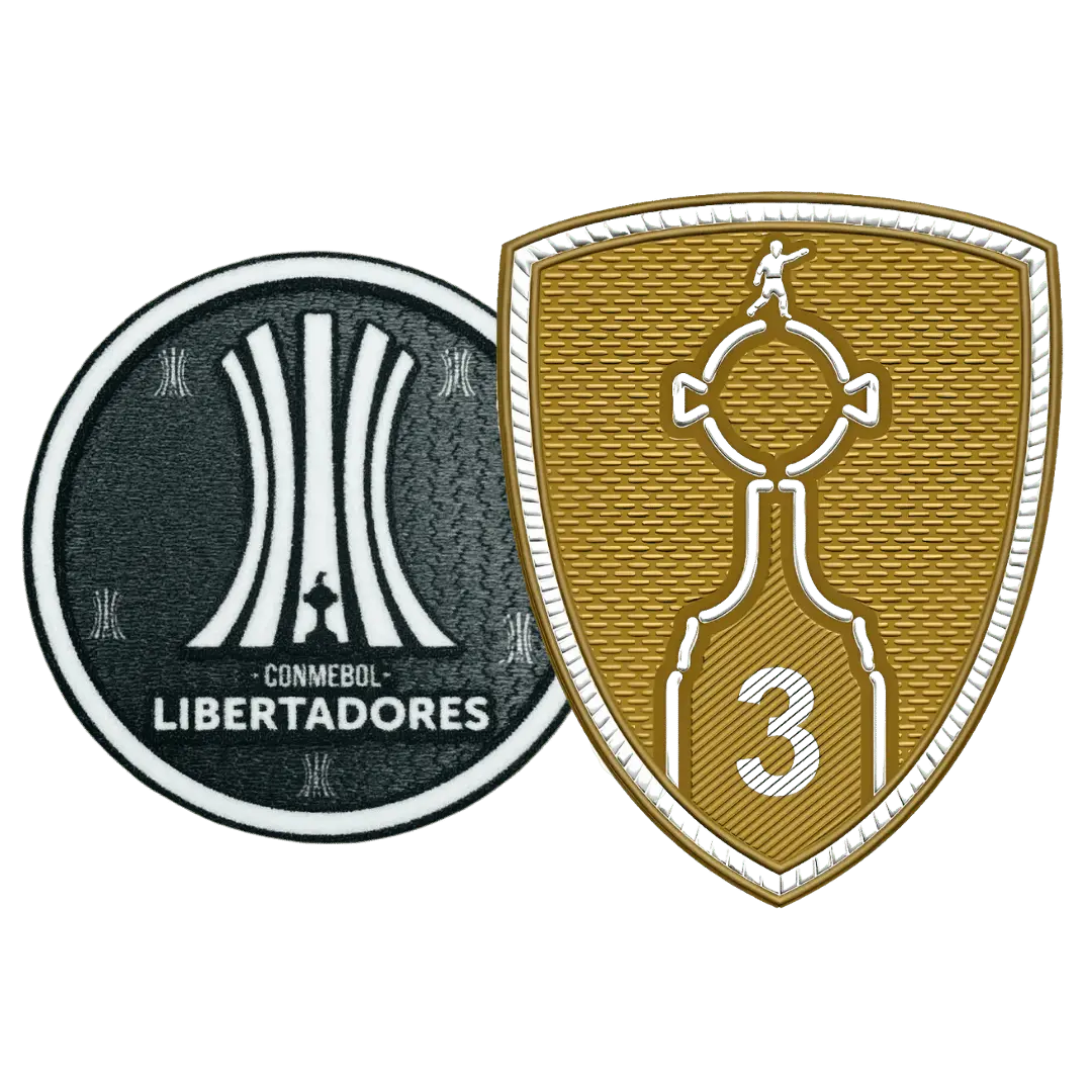 Patches Libertadores 3 Trophies