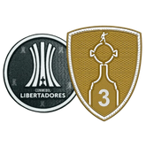 Patches Libertadores 3 Trophies
