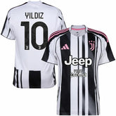 Juventus Home Yildiz 10 Fan Jersey 2025/26 Official Printing