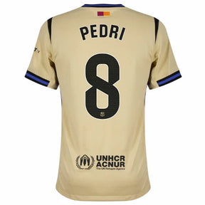 Barcelona Away Pedri 8 Fan Jersey 2025/26 Official Printing (La Liga)