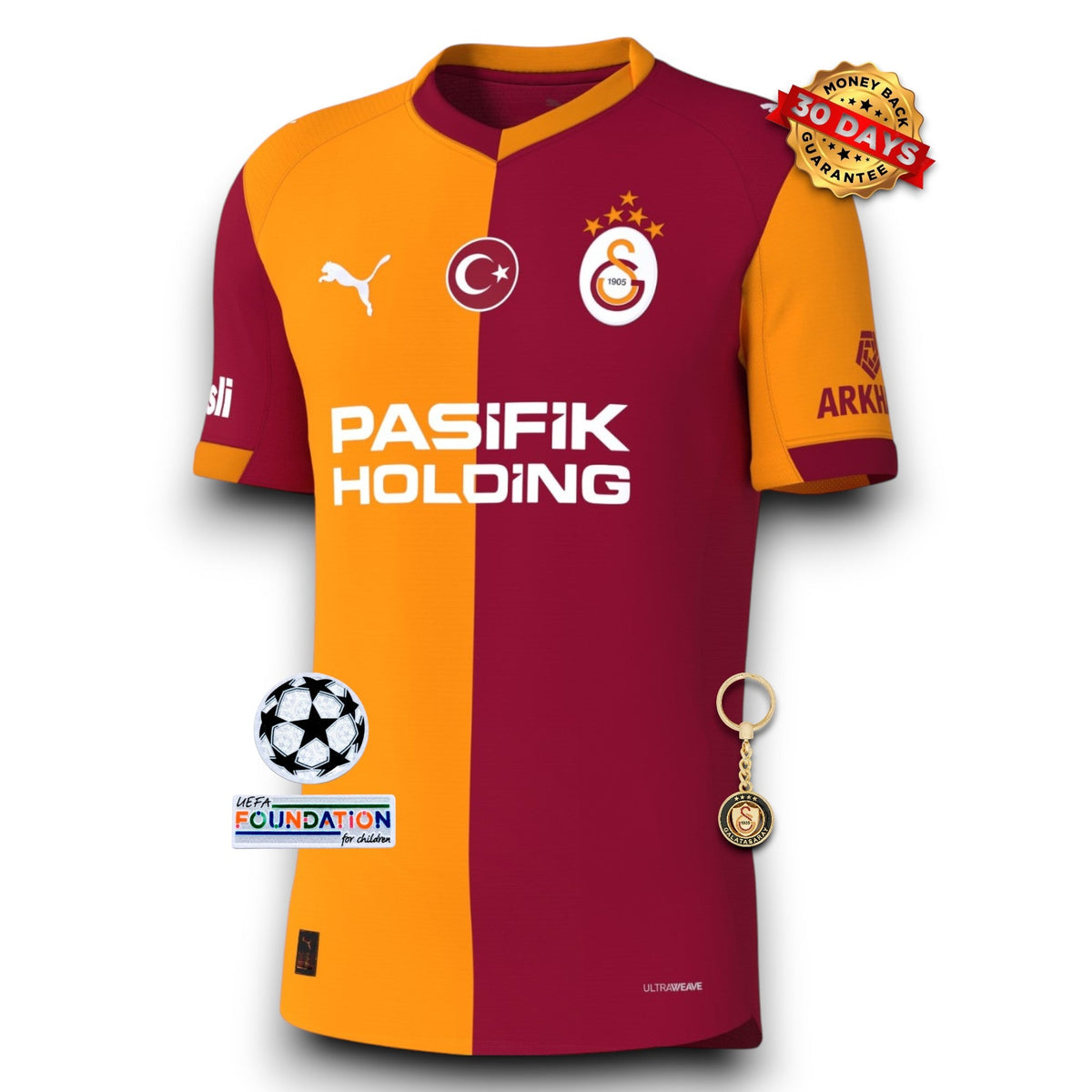 Galatasaray Home Jersey 2025/26 - With Sponsors