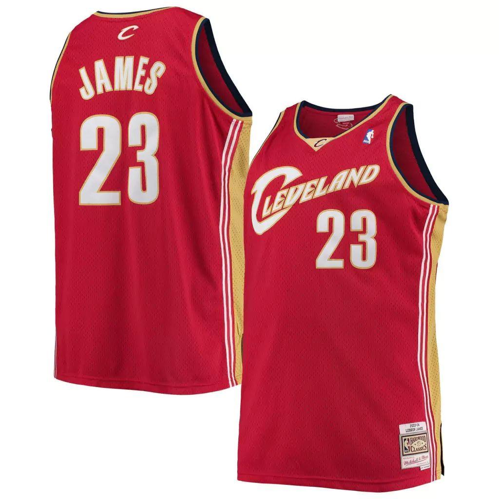 Regata Cleveland Cavaliers - Mitchell & Ness - LeBron James NBA- red
