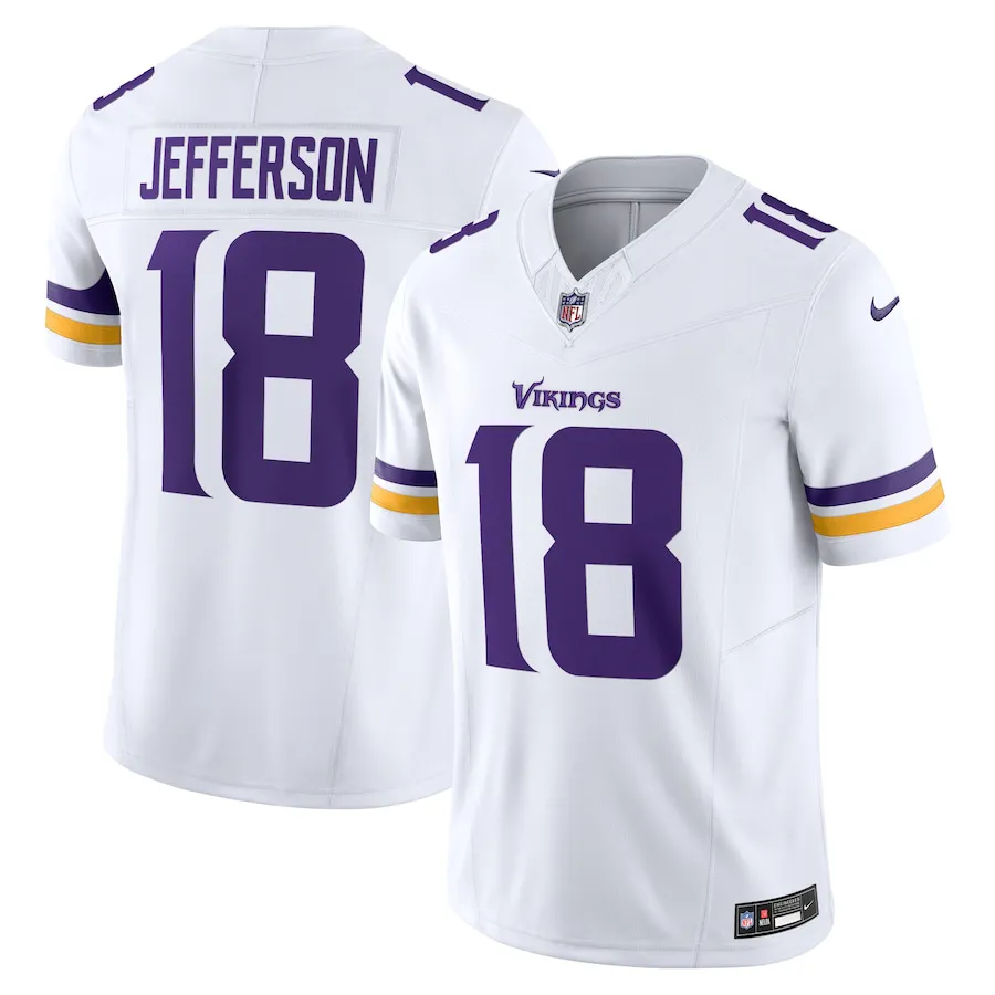 NFL Minnesota Vikings Away Justin Jefferson 18 Limited