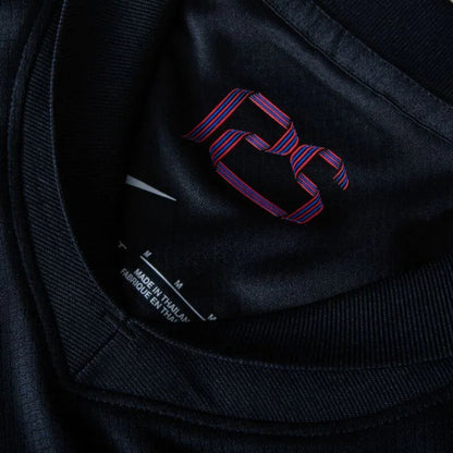 Barcelona Raphinha 11 Away Fan Jersey 2024/25 Patches UCL UEFA Foundation (Official Printing)