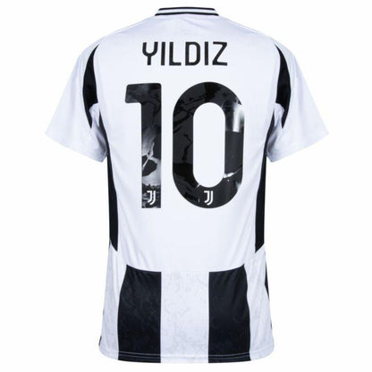 Juventus Yldiz 10 Home 2024/25 Patches UCL UEFA Foundation (Official Printing)