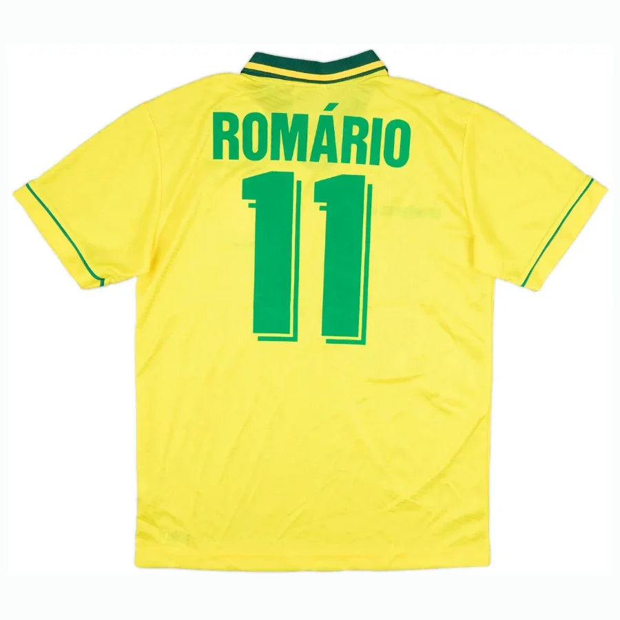 Brazil Home Romario 11 Retro Jersey 1994 World cup