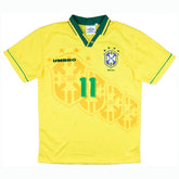 Brazil Home Romario 11 Retro Jersey 1994 World cup