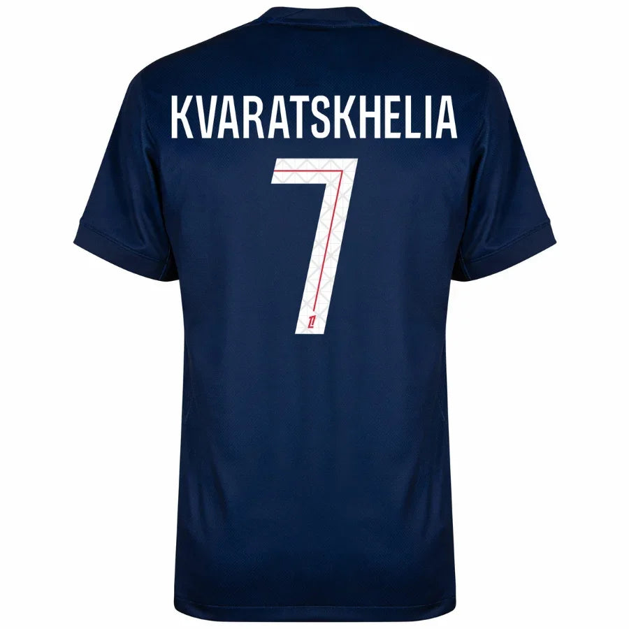 PSG Kvaratskhelia 7 Home Fan Jersey 2025/26