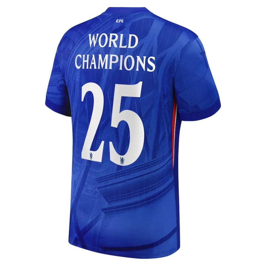 Chelsea Home Fan Jersey 2025/26  - Patchs World Champions 25 chest badge