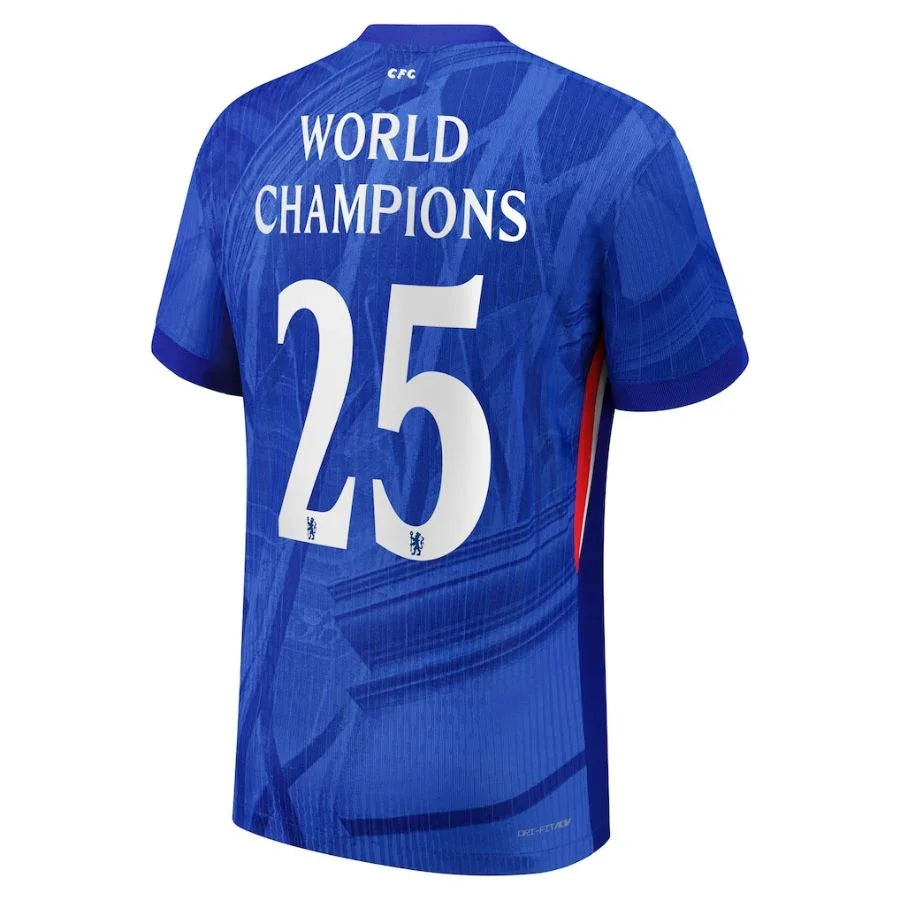 Chelsea Home Authentic Player 2025/26 Dri-Fit ADV Match - Patchs World Champions 25 chest badge