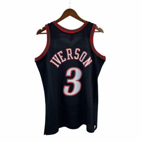 Philadelphia 76ers Allen Iverson 2000-01 Edition NBA Jersey - Black