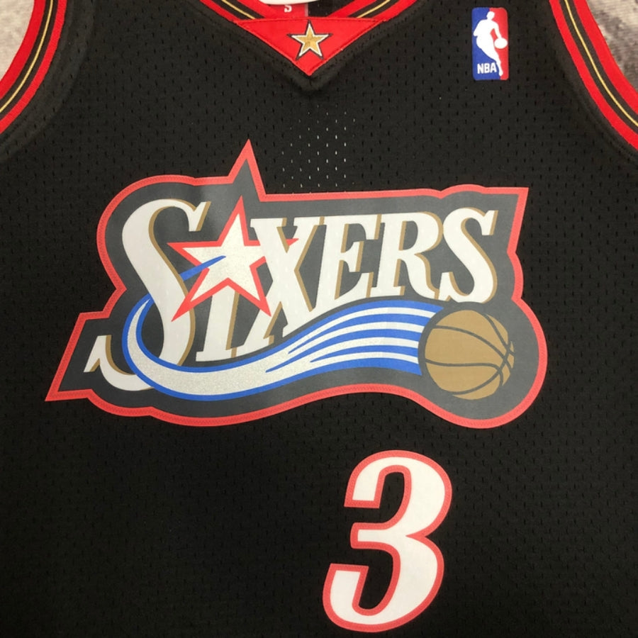 Philadelphia 76ers Allen Iverson 2000-01 Edition NBA Jersey - Black