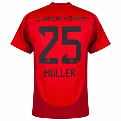 Bayern Munich MÜLLER #25 Home Fan Jersey 2024/25