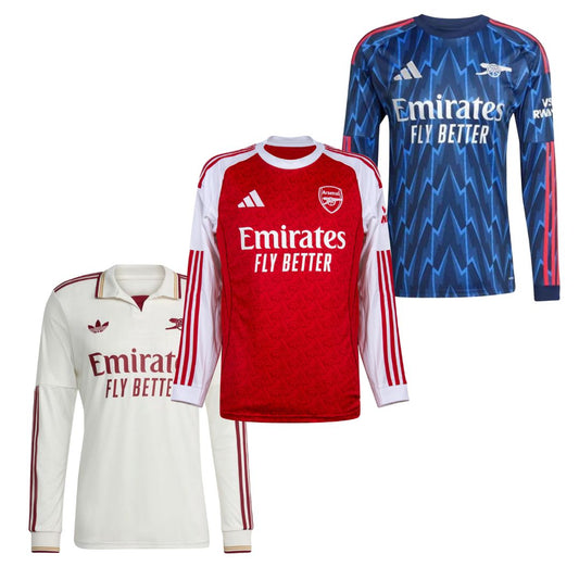 Arsenal Fan Jersey Home, Away and Third 2025/26 - Kit 3 Fan Jersey LS